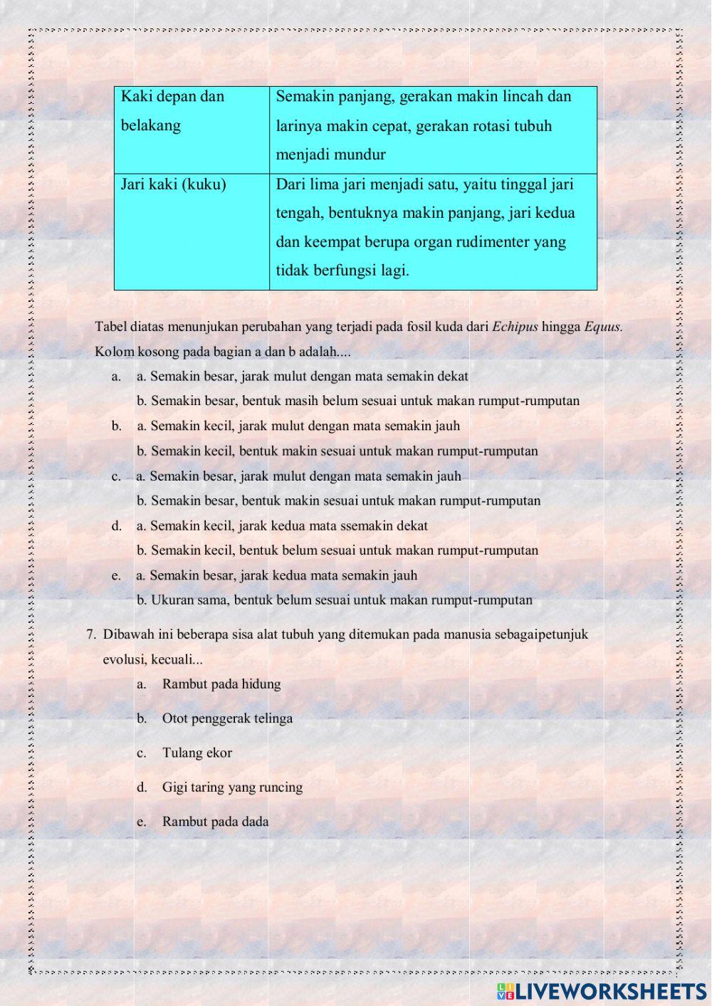 Lkpd bab evolusi kelas xii ipa 1