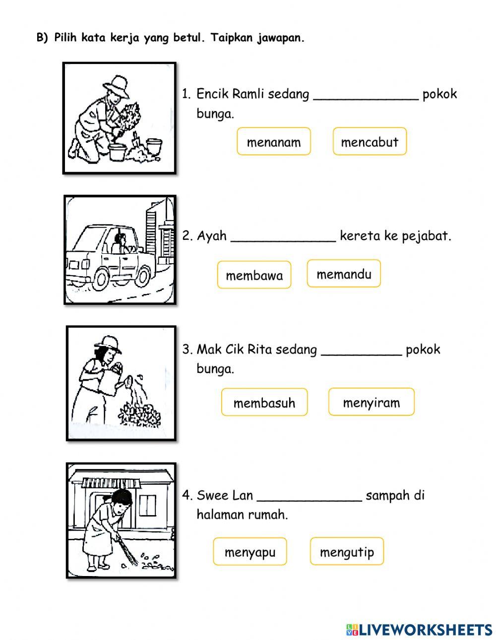 Pentaksiran Bahasa Melayu Tahun 1