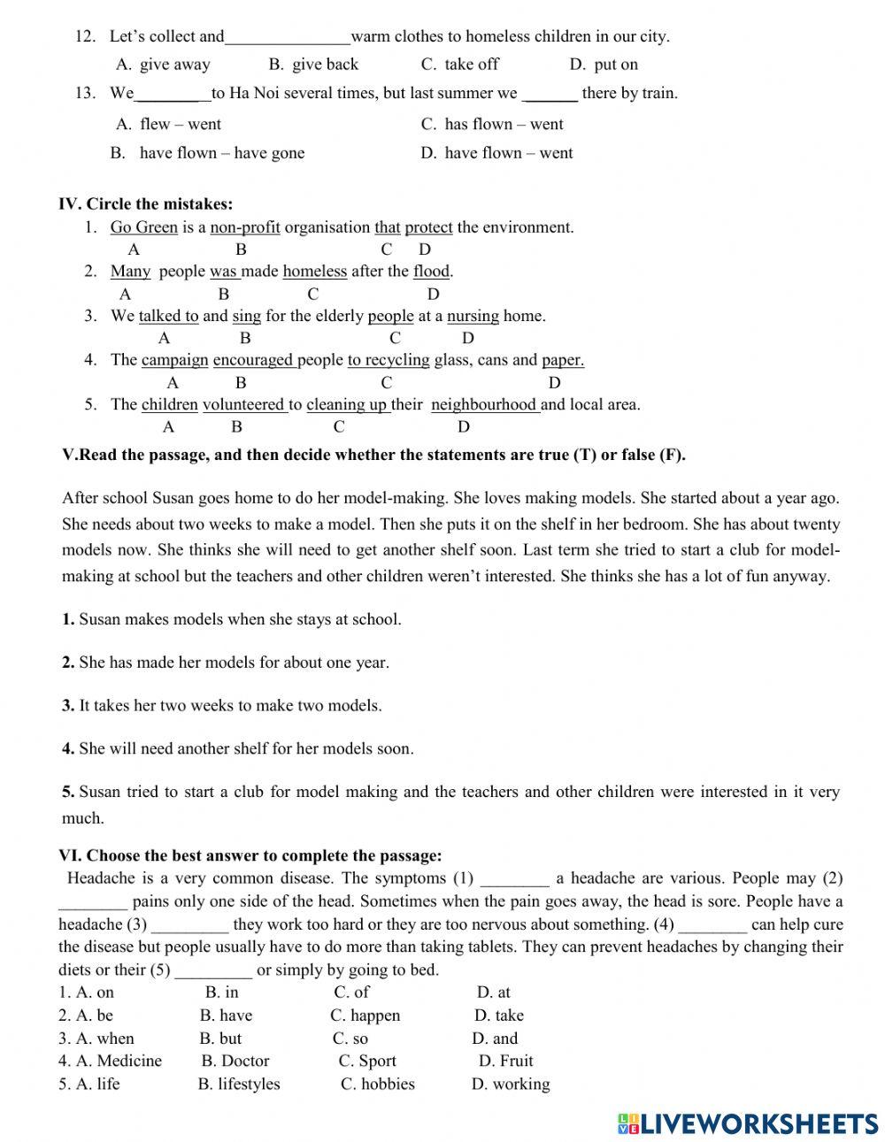 Midterm first semester Grade 7