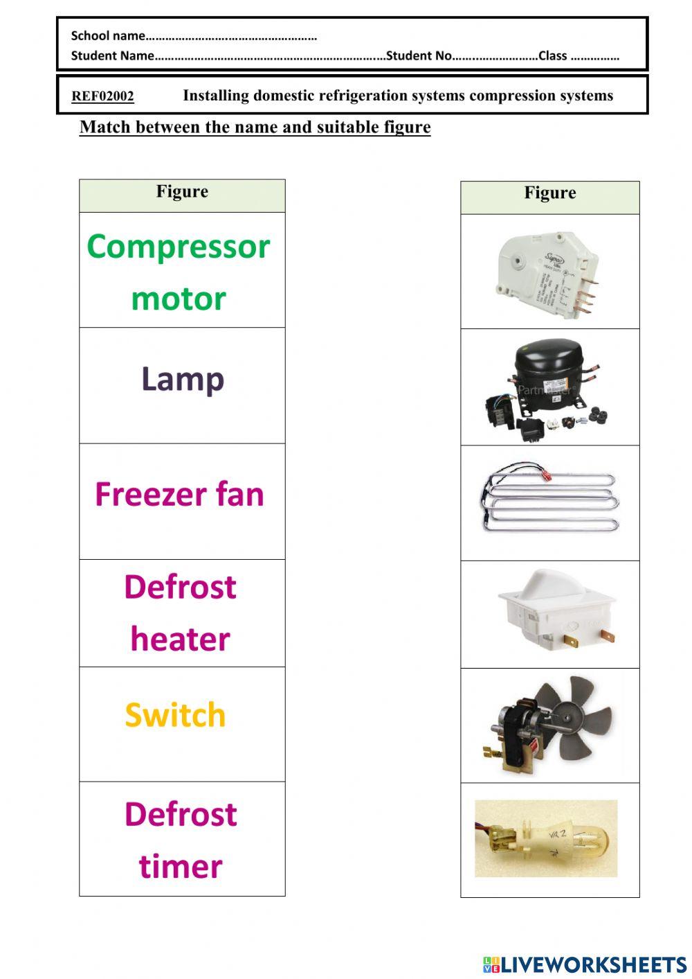 Electric Circuit of No Frost Refrigerator