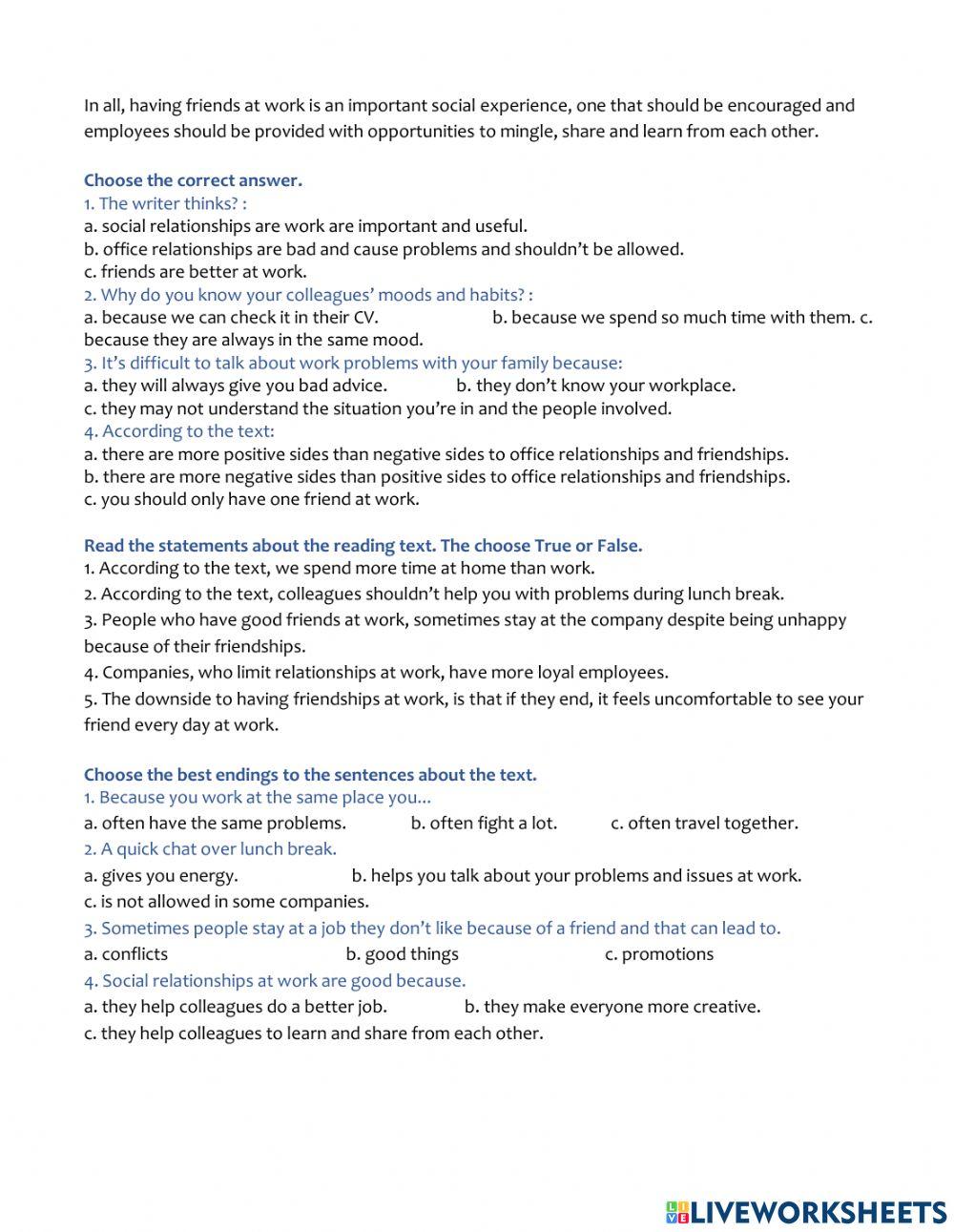103 T7: Interpersonal skills 2
