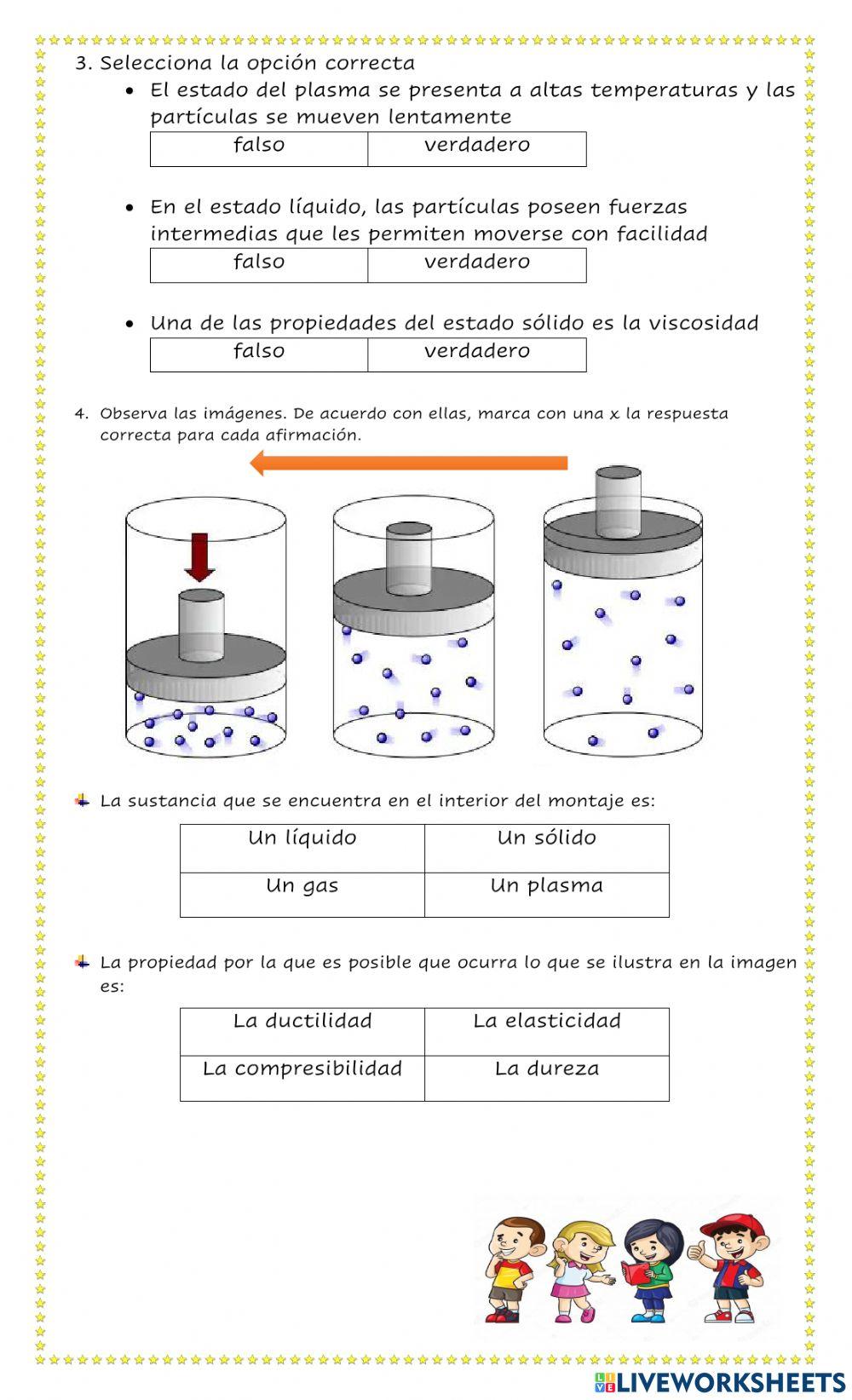 Estados físicos de la materia
