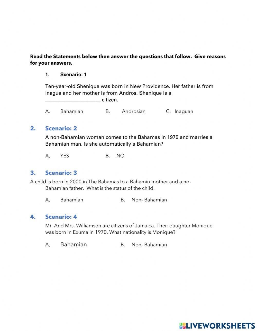 Main Idea & Supporting Details