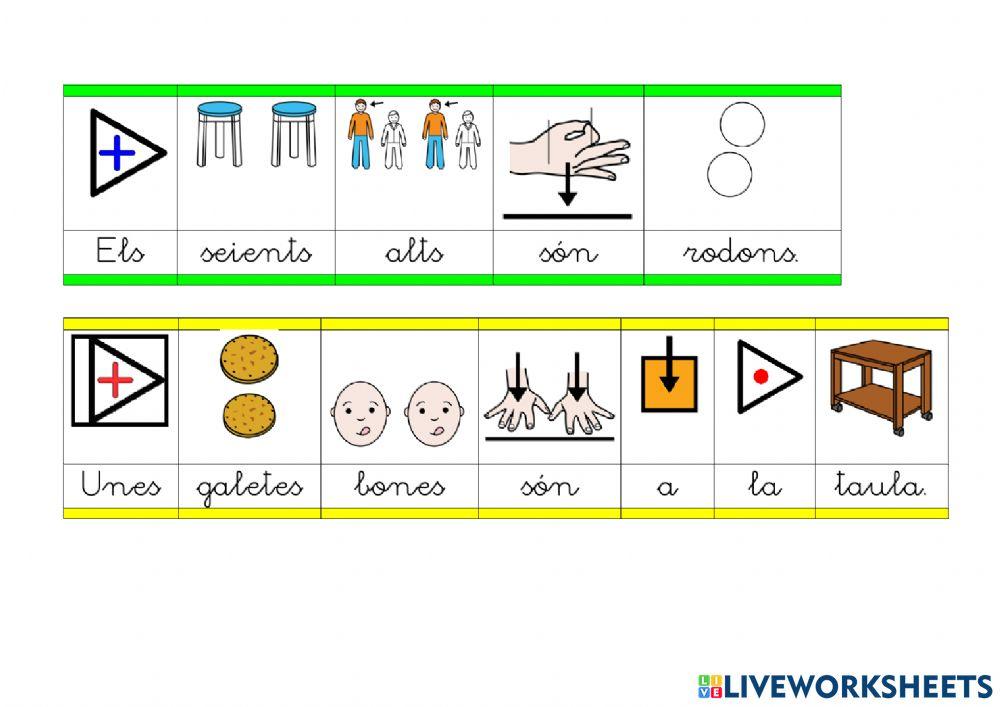 Identificar subjecte i predicat.