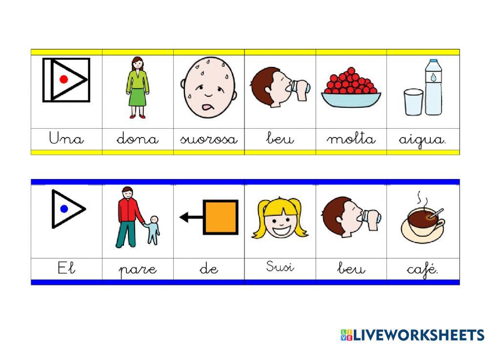 Identificar subjecte i predicat.