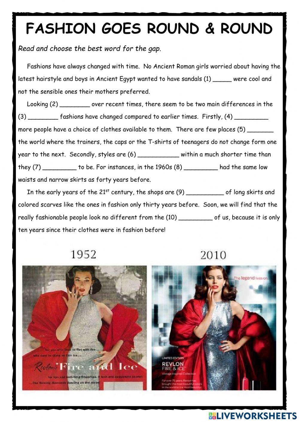 Fashion PET Exercise