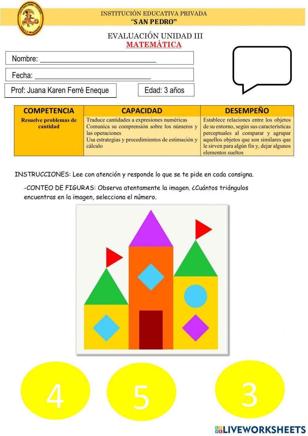 Examen de matemática 1