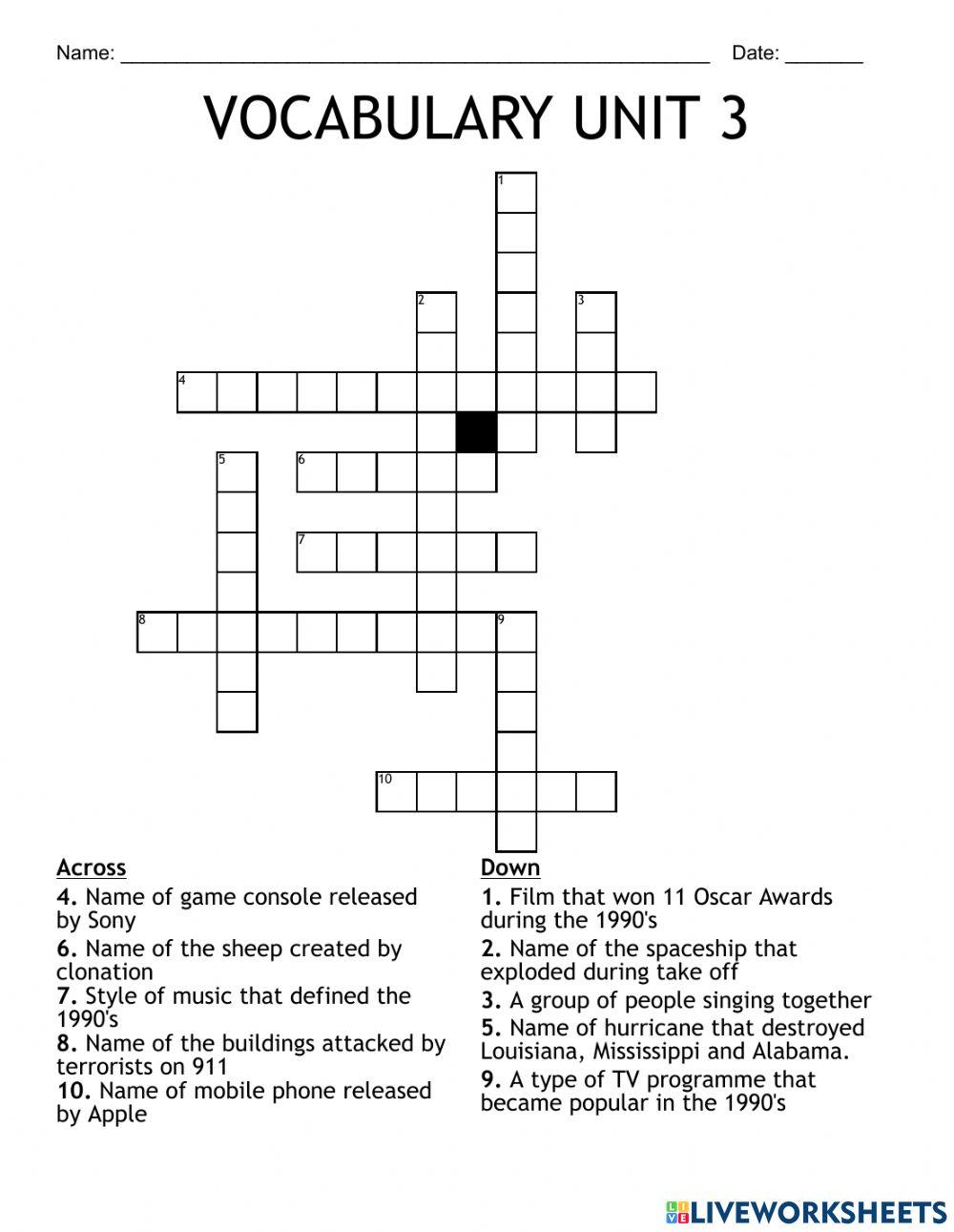 Vocabulary unit 3 (5)