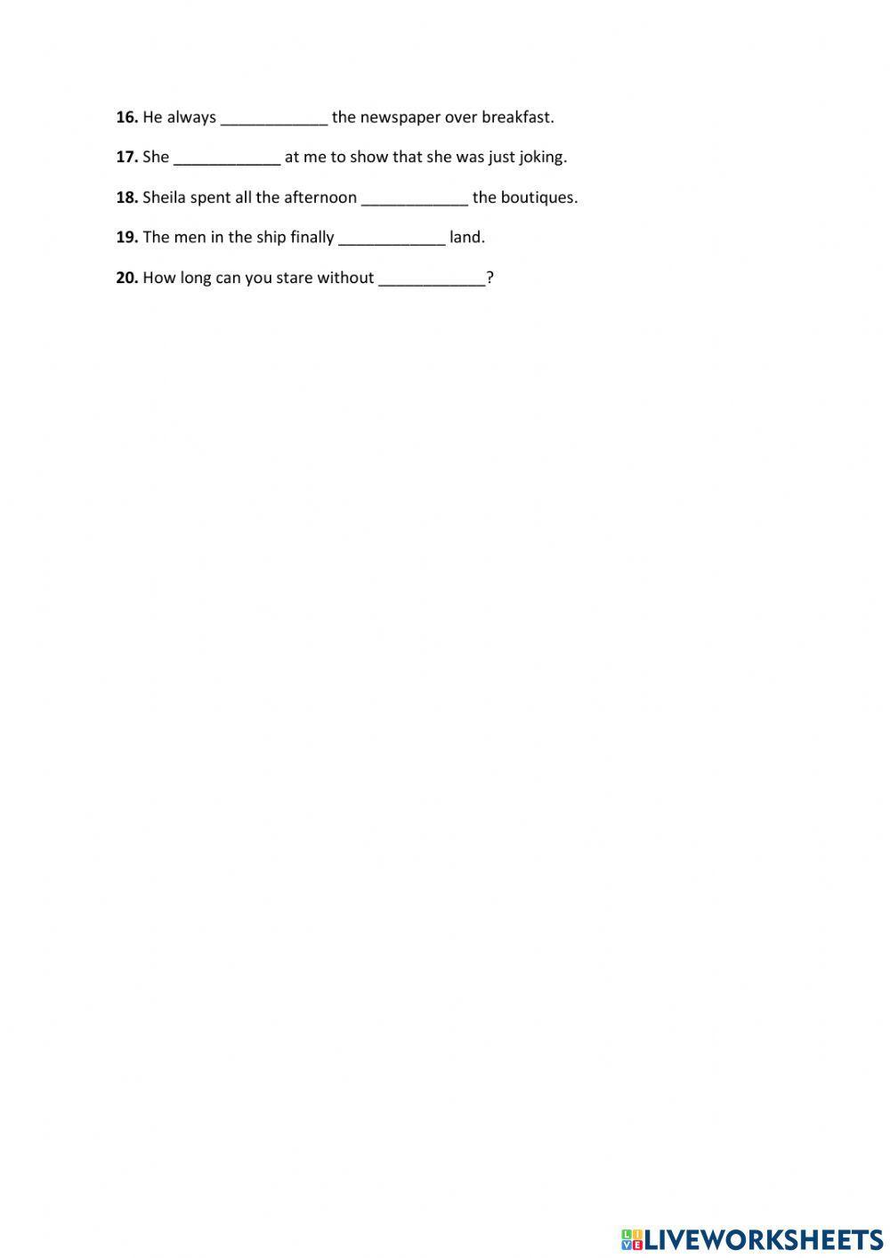 Look, stare, glance ,watch, gaze, etc