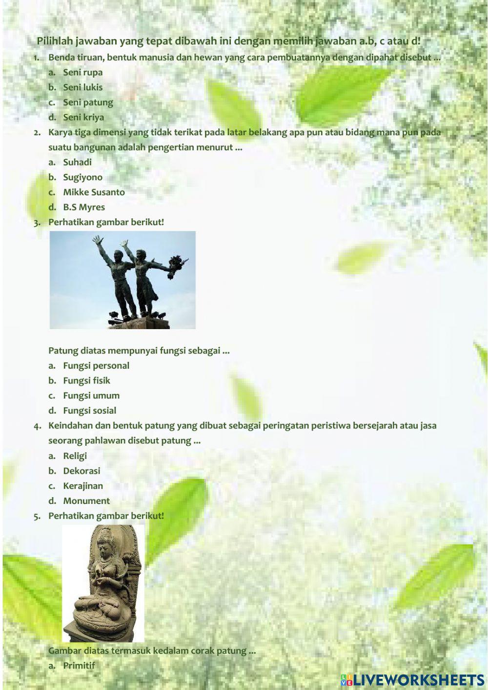 LKPD 2 Seni Patung