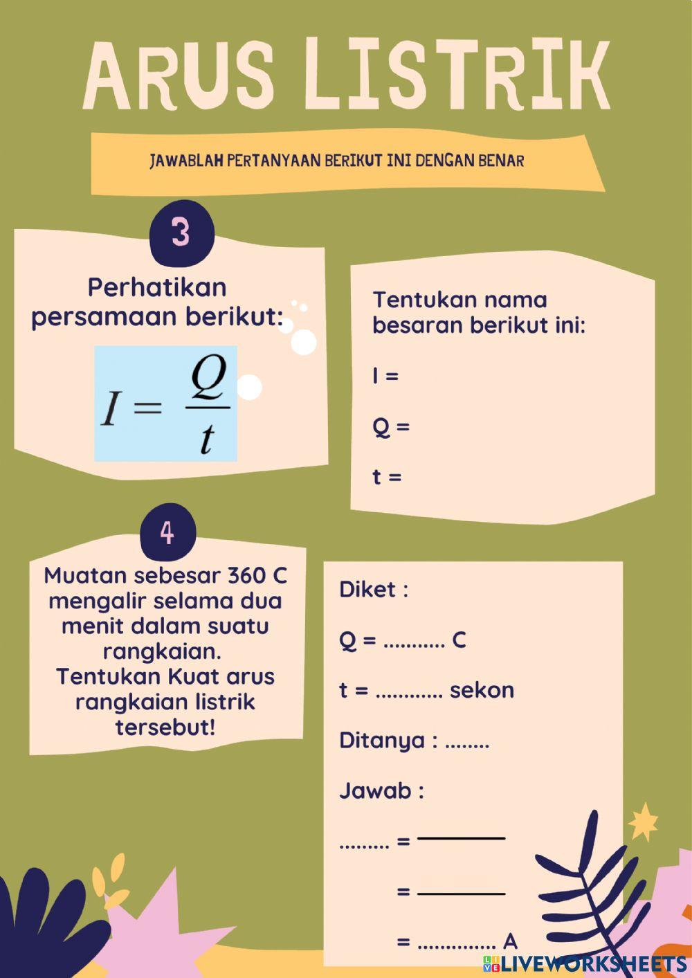 PH 1 Arus Listrik & Hantaran Listrik