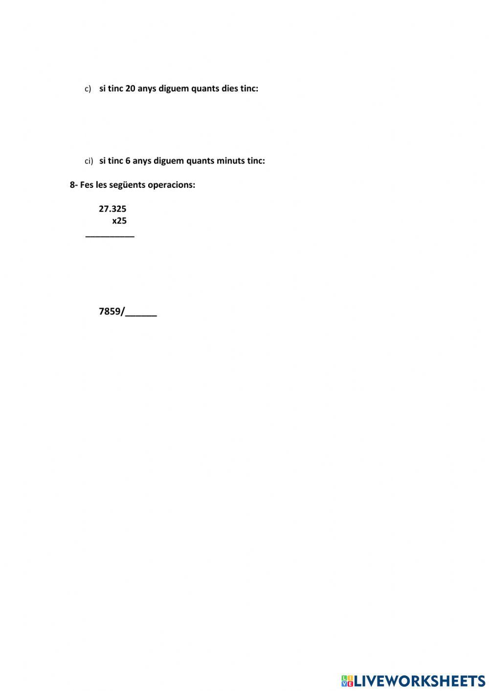 PROVA 5e matemàtiques