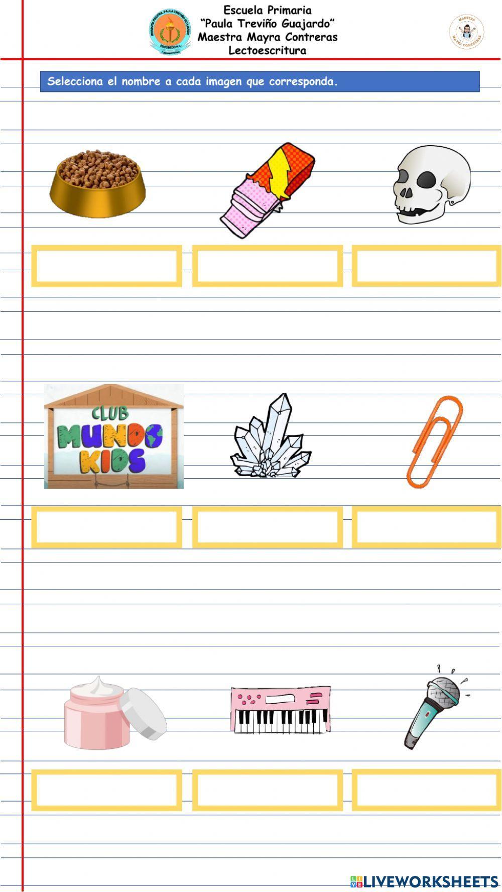 Silabas trabadas Cl y Cr