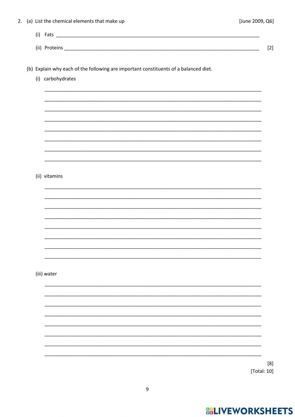 Biology - 5 Animal Nutrition