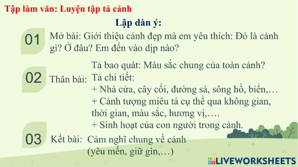 Tập làm văn