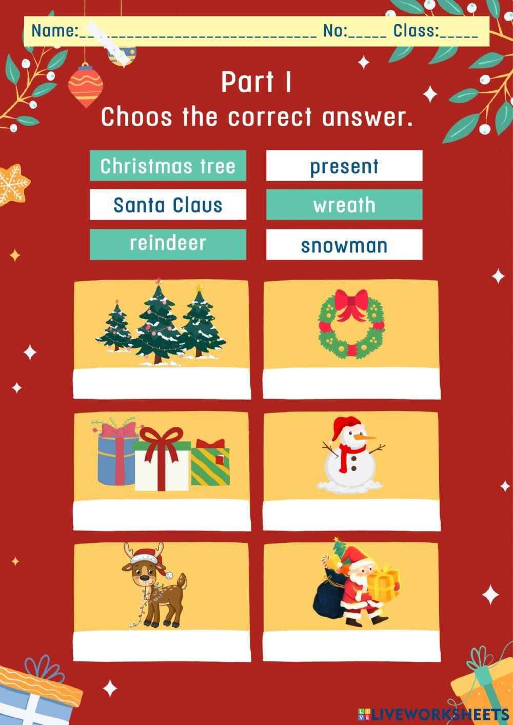 Post-test: Christmas Festival