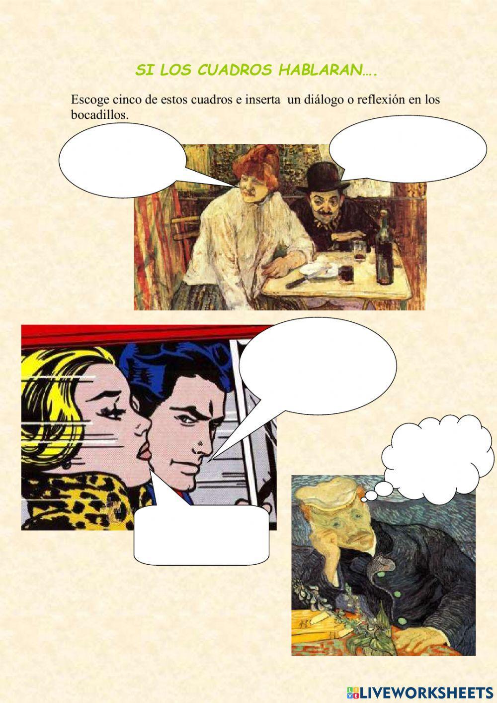 Escritura creativa: diálogos artísticos