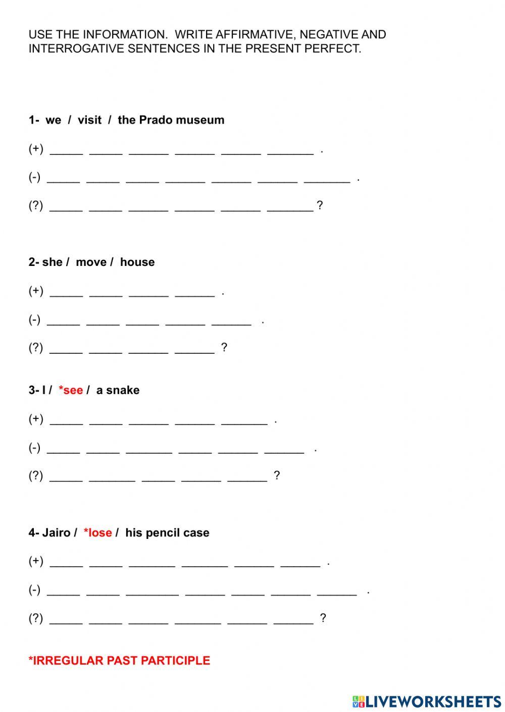Introduction Present Perfect