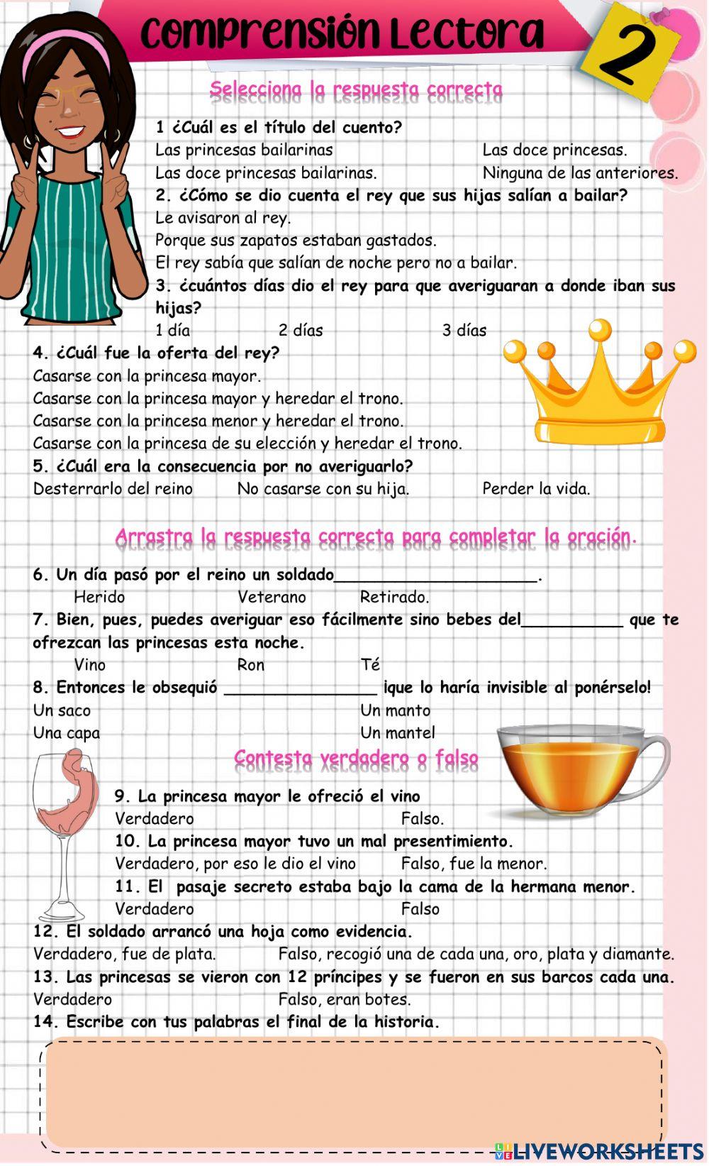 Compresión lectora.