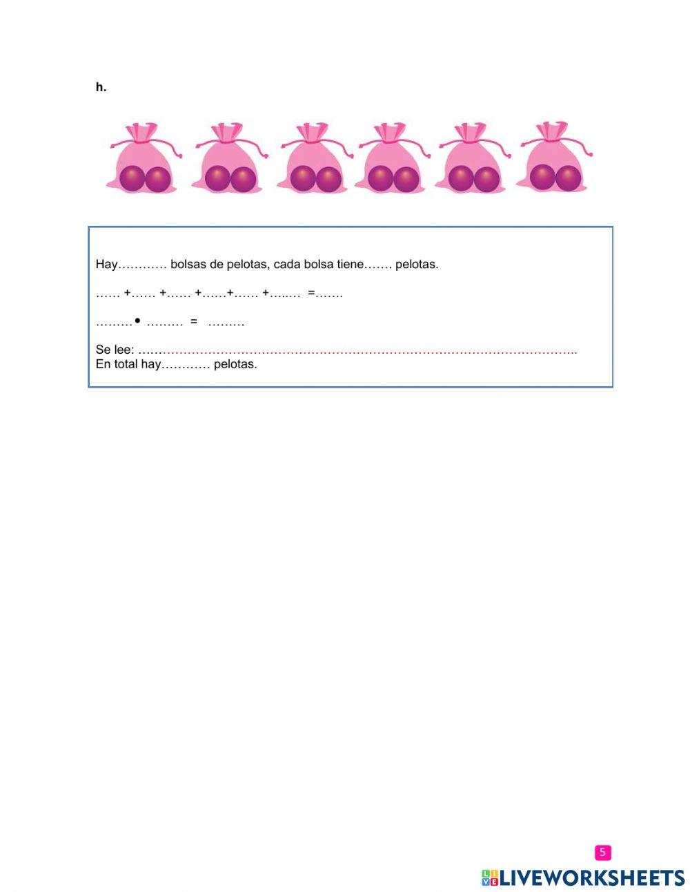 Multiplicación con suma reiterada