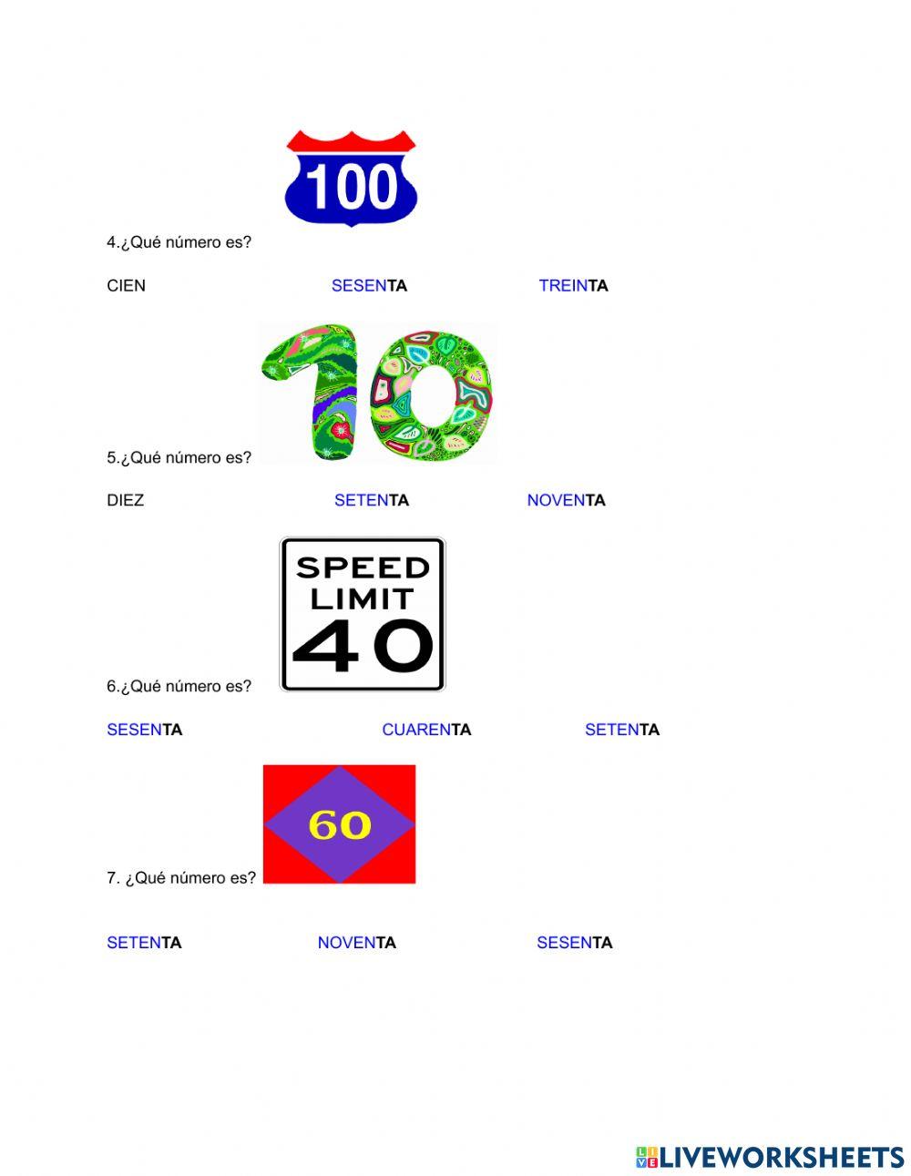 Los numeros del 1-100- Los numeros del 1-100-