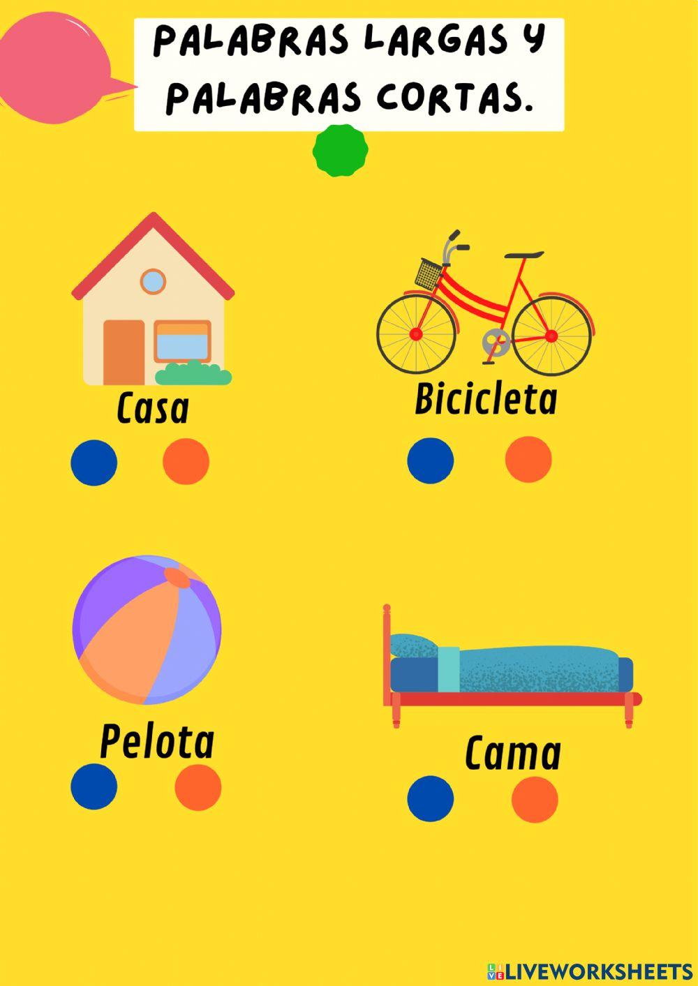 Palabras largas y palabras cortas