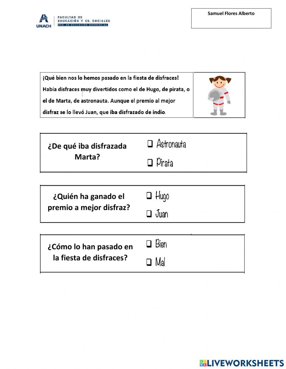 Comprensión De Textos