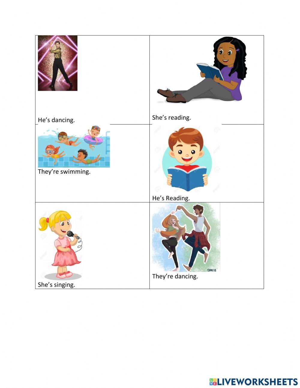 Pronunciation: describing pictures