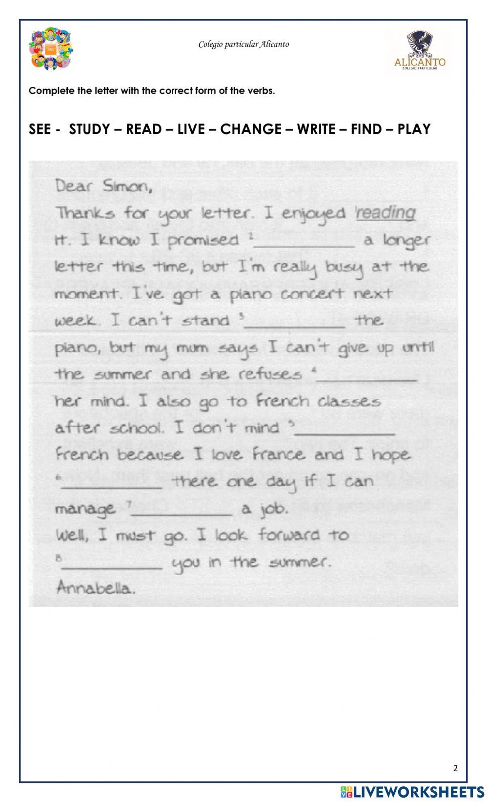 Gerund or infinitive