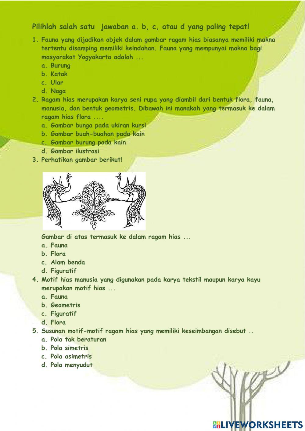 Lkpd 2 menggambar ragam hias