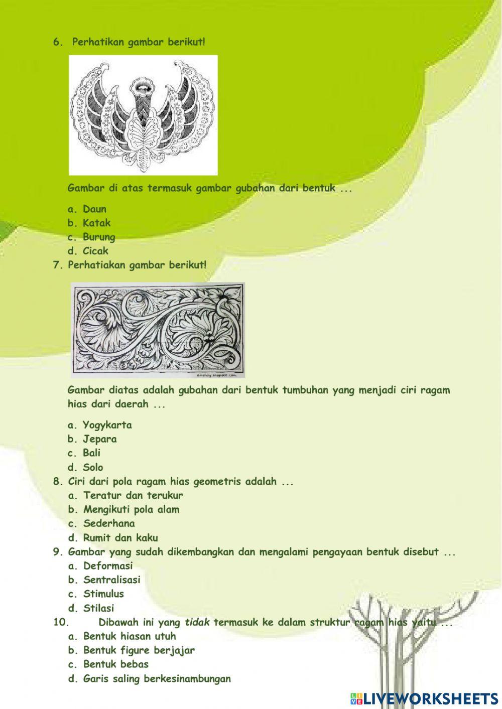 Lkpd 2 menggambar ragam hias