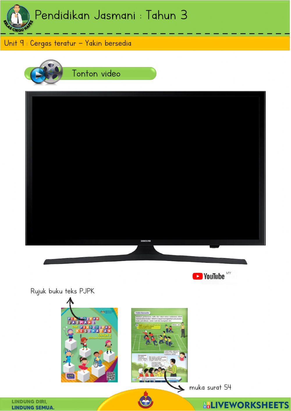 PJPK T3 - Yakin bersedia & Selamatkan maruah