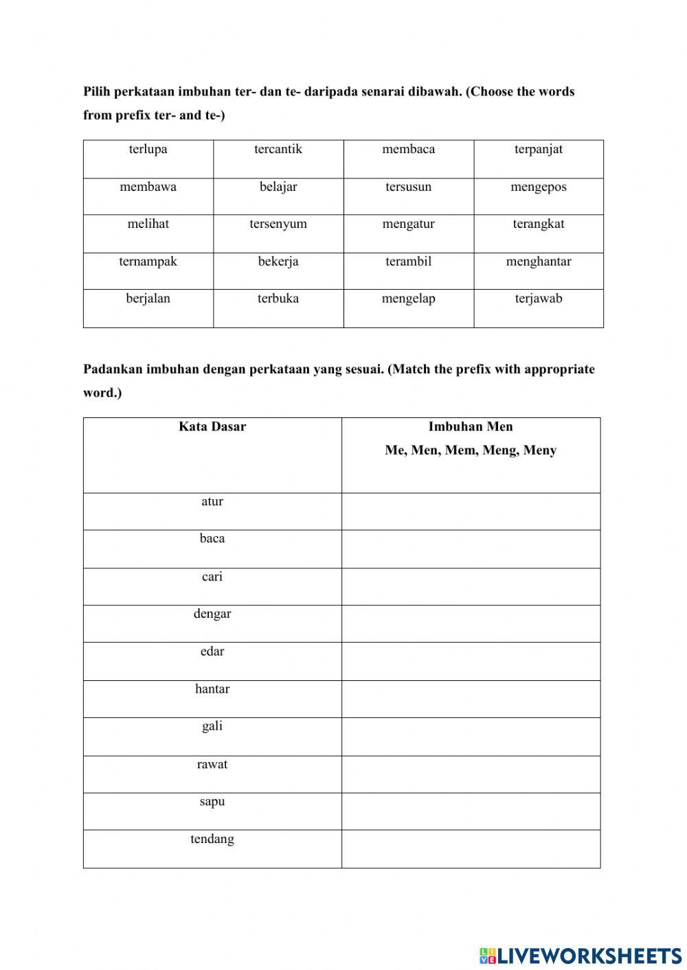 Kuiz Bahasa Melayu Beginner