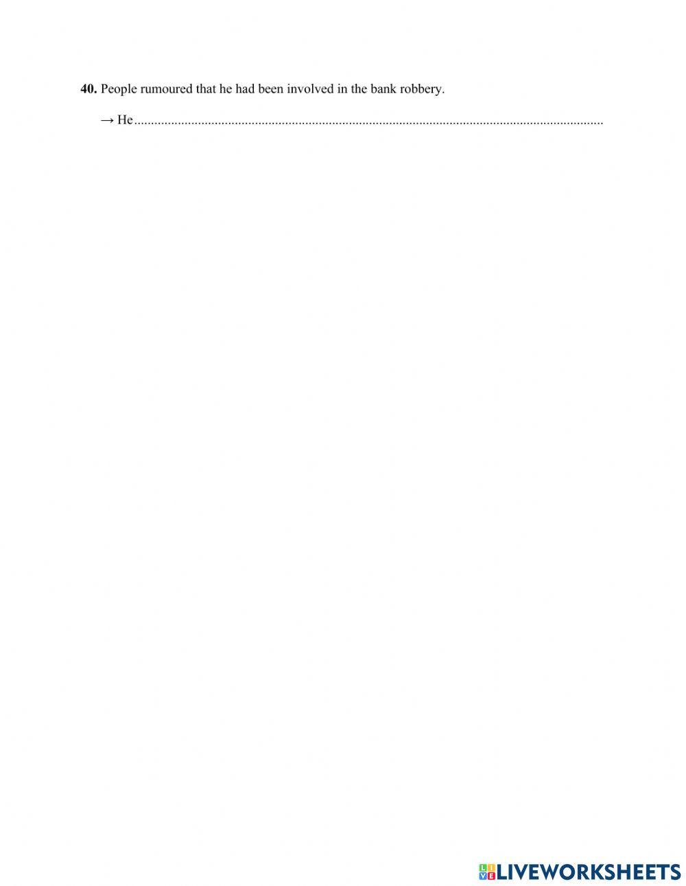 Exercises PASSIVOICE