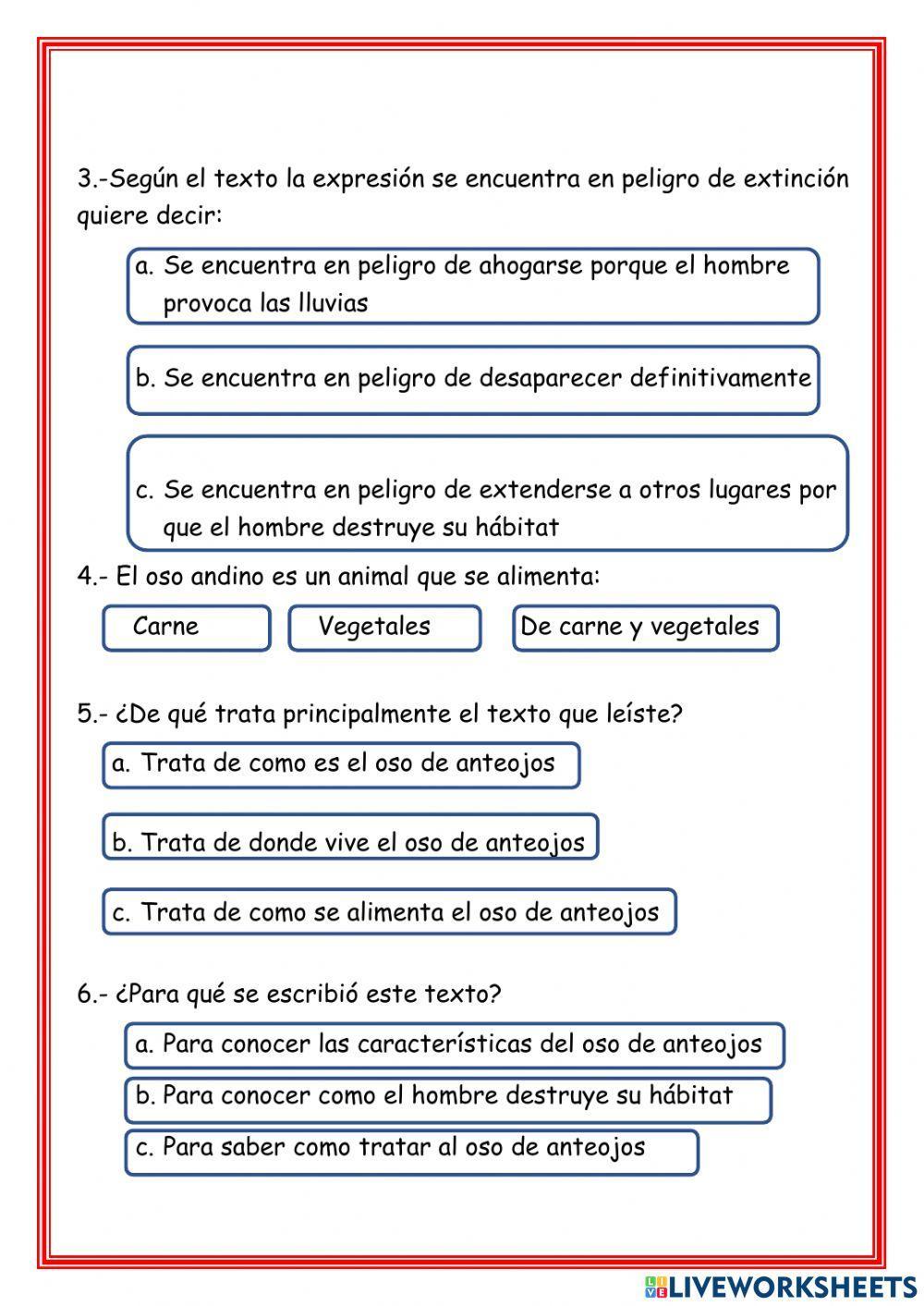 Animales en peligro de extincion