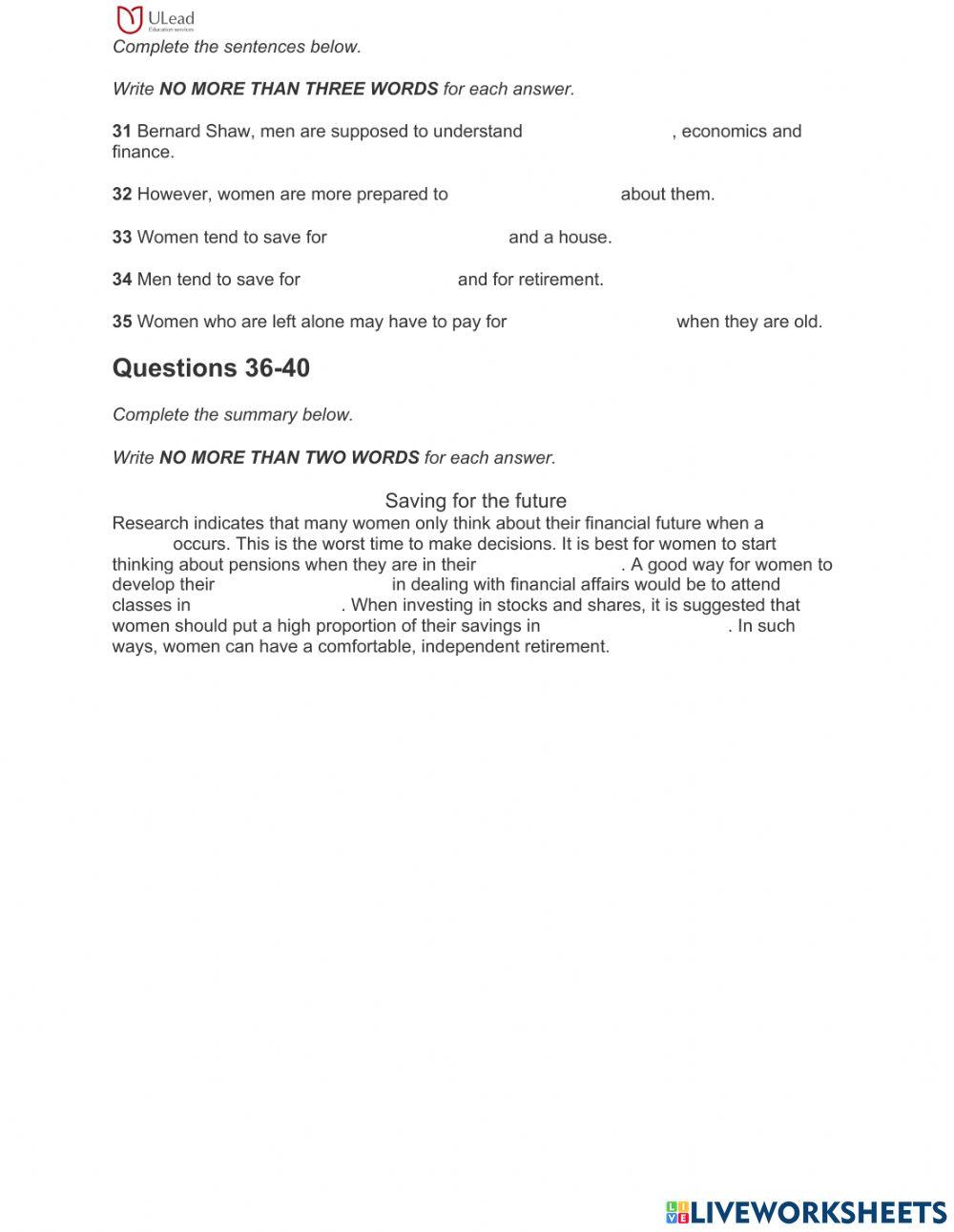 Mocktest 3-Listening