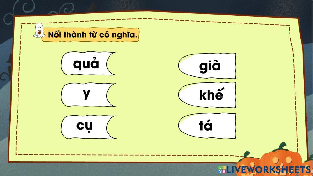 Thử thách tiếng việt tuần 6