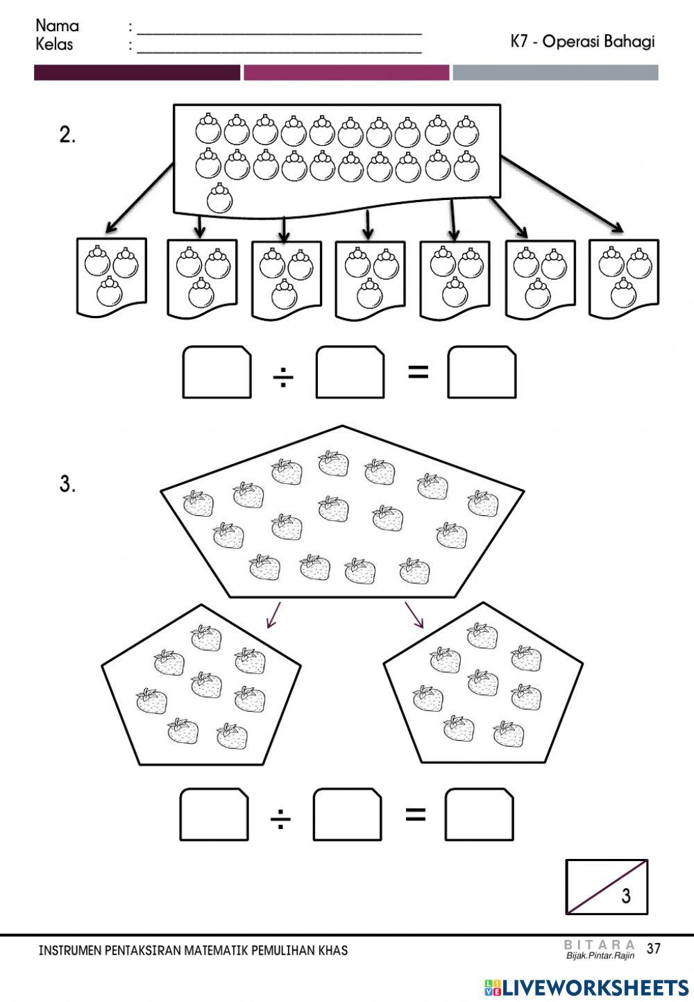 Modul bitara konsep bahagi