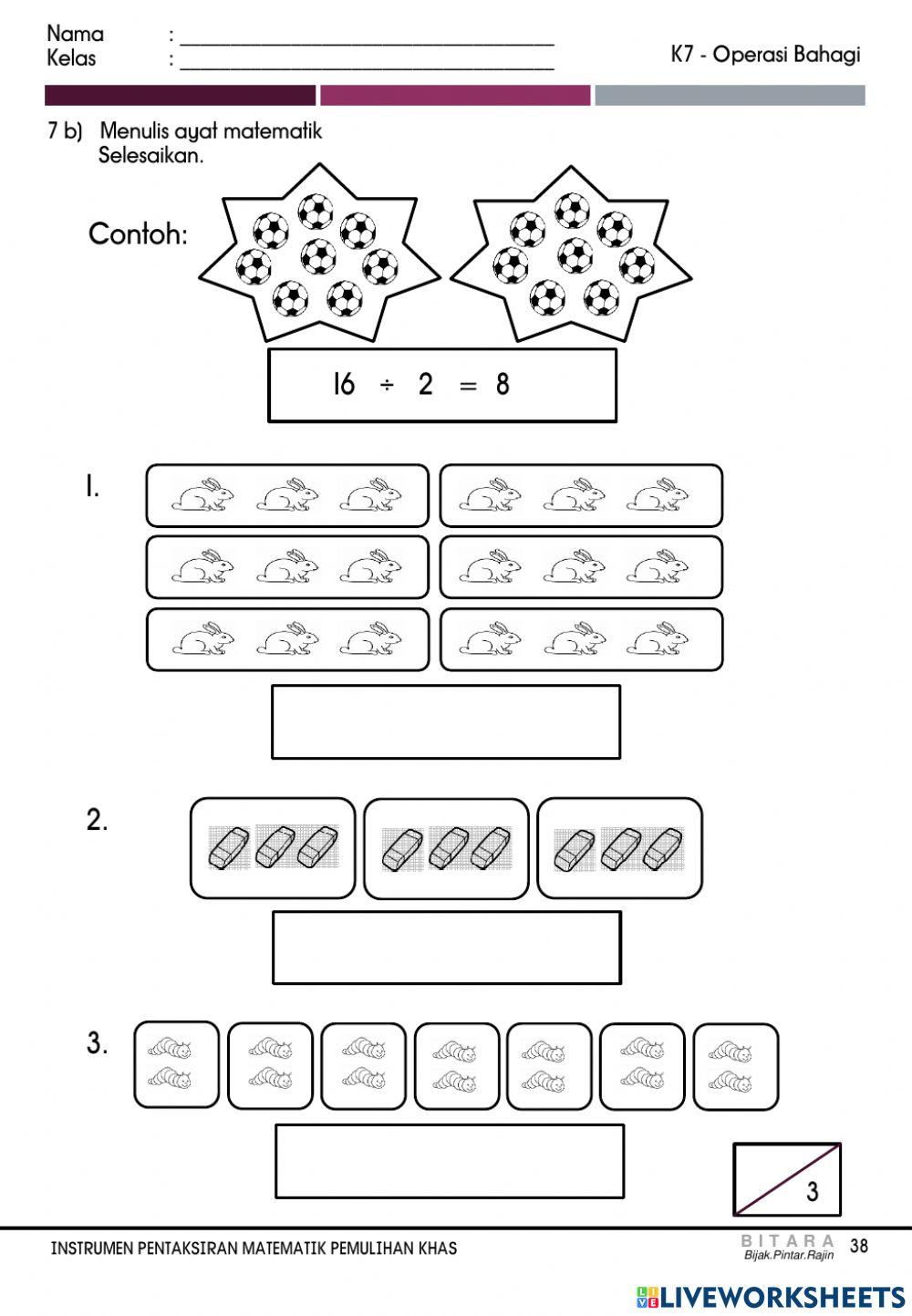 Modul bitara konsep bahagi