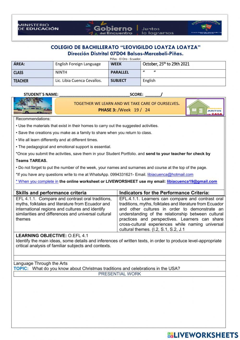 What do you know about Christmas traditions and celebrations in the USA?