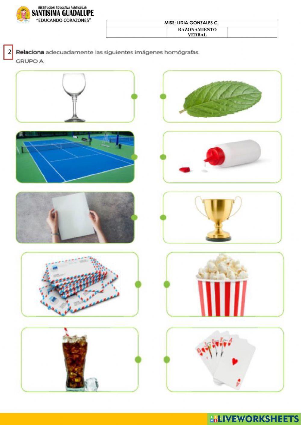 Homógrafas y homófonas