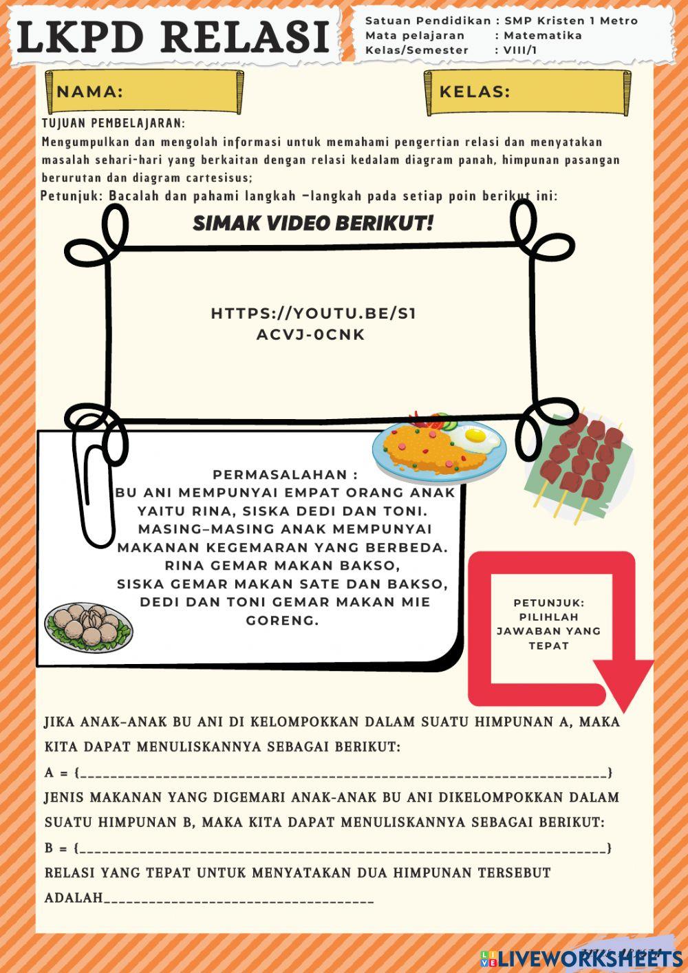 LKPD Relasi