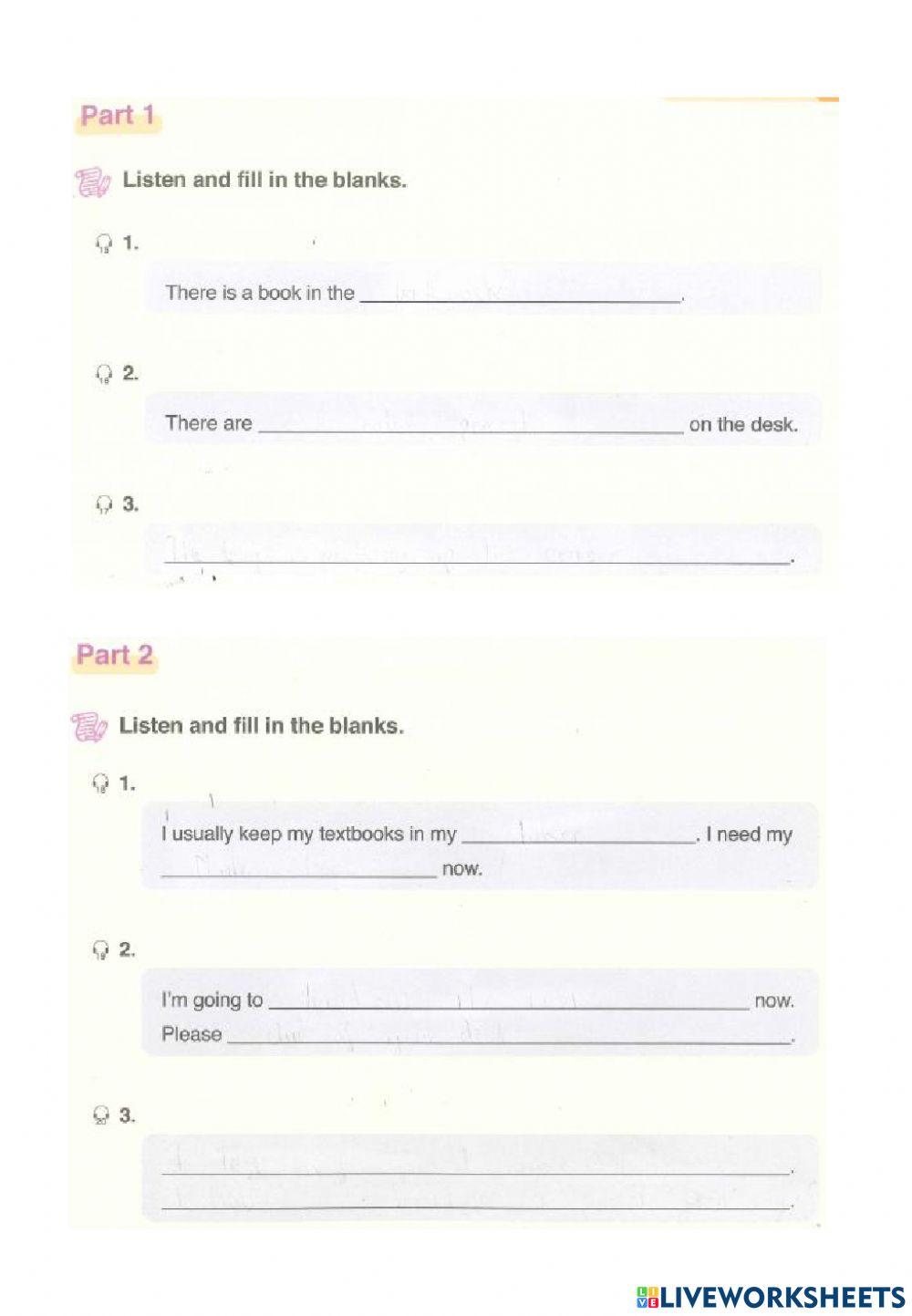 Listening - Dictation