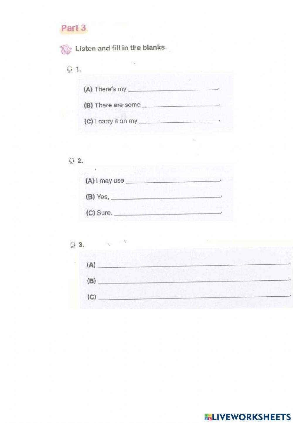 Listening - Dictation