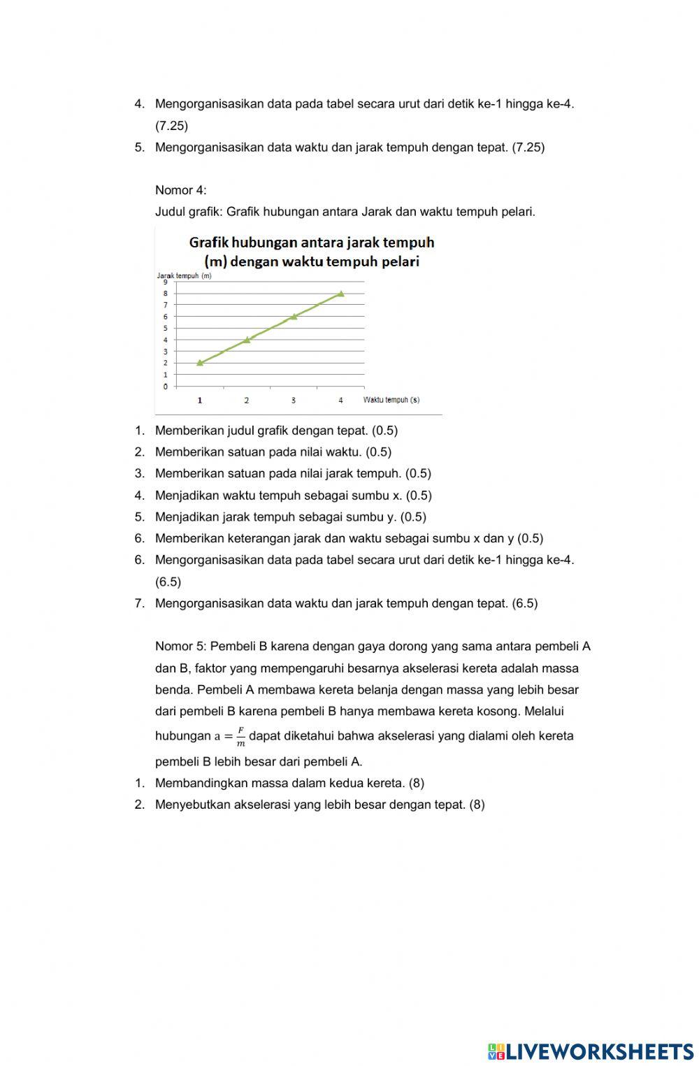 Soal penilaian materi gaya