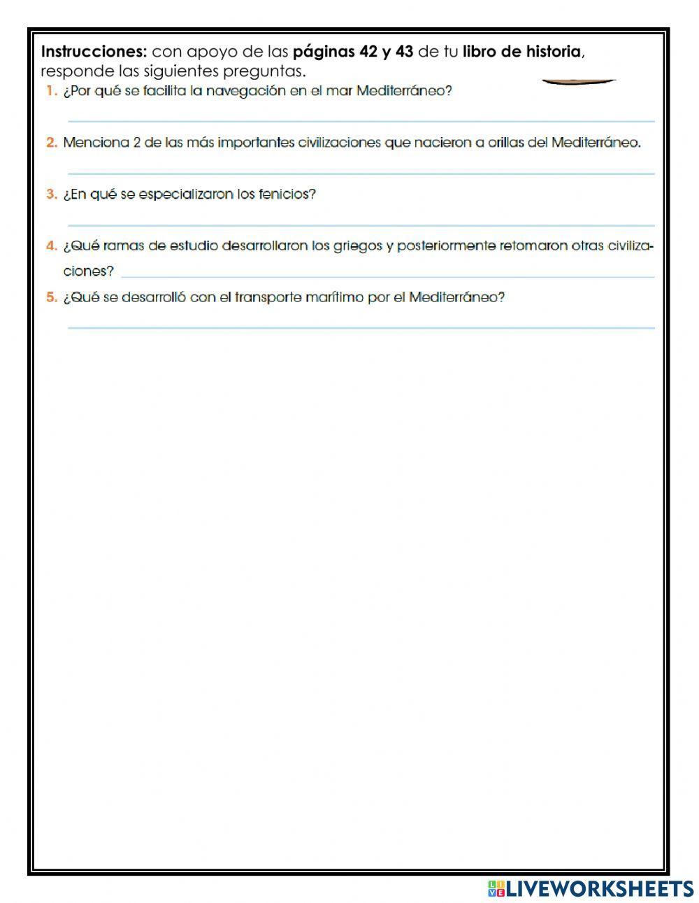 Bloque 2: Las civilizaciones agrícolas de oriente y las civilizaciones del mediterráneo