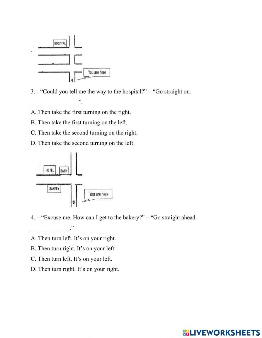 Asking for directions