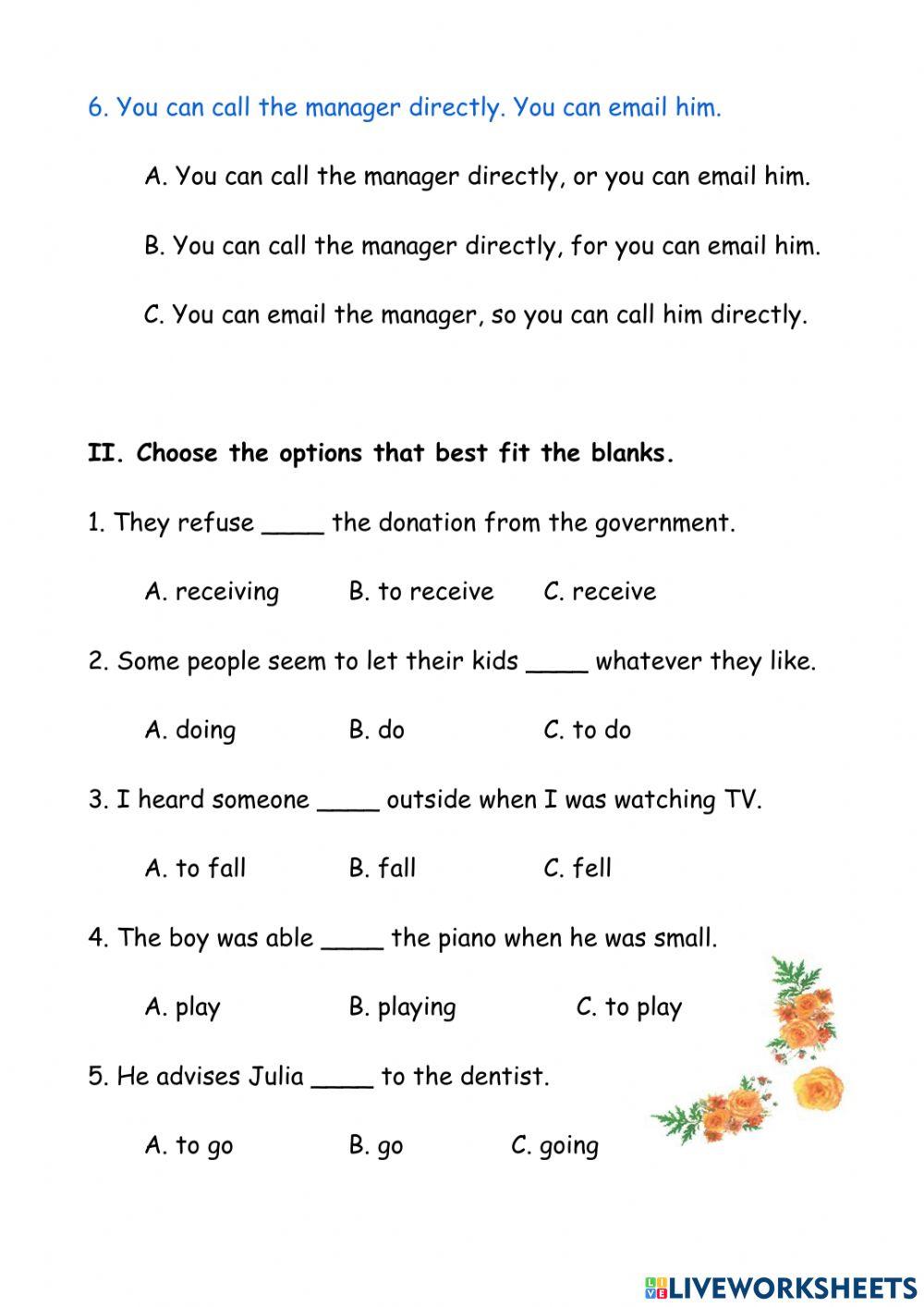 E10. Unit 3. Grammar. Conjunction