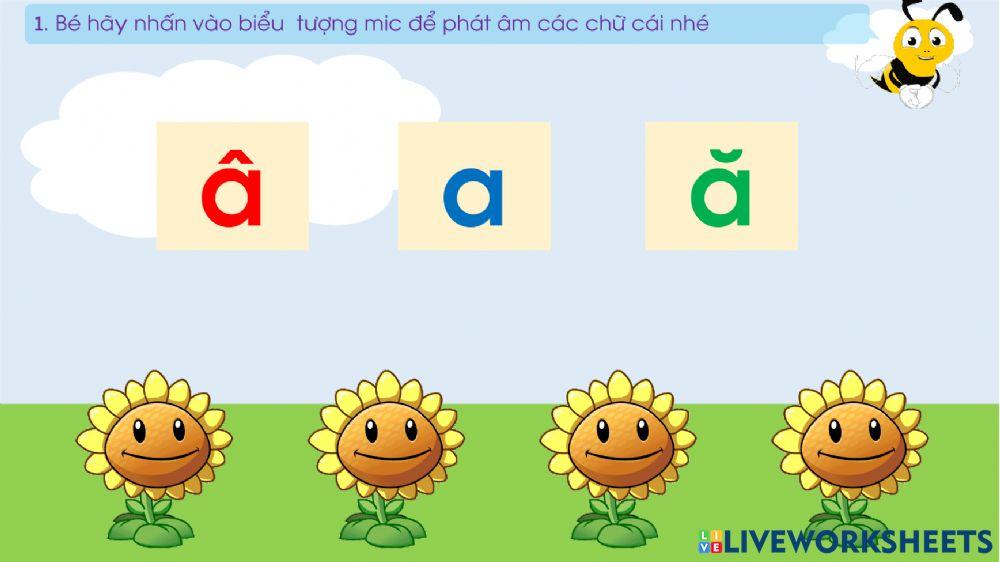 Trò chơi với chữ ă ă â
