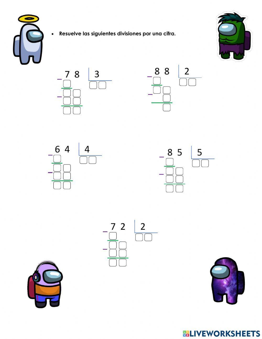División por una cifra